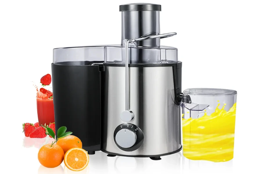 Extractor de jugo comercial Frutas y verduras Juicer centrífugo resistente  de acero inoxidable para frutas y verduras