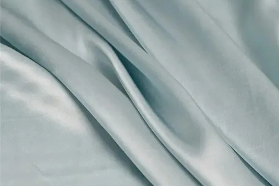 Close-up of satin silk fabric