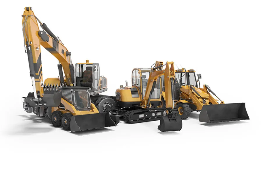 Comparing features of excavators and backhoes