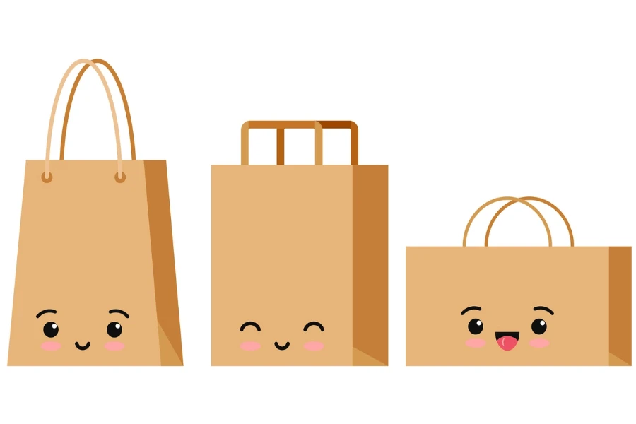 Emoji characters packaging for goods