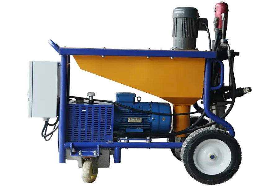 Heavy-duty electric cement plaster pump