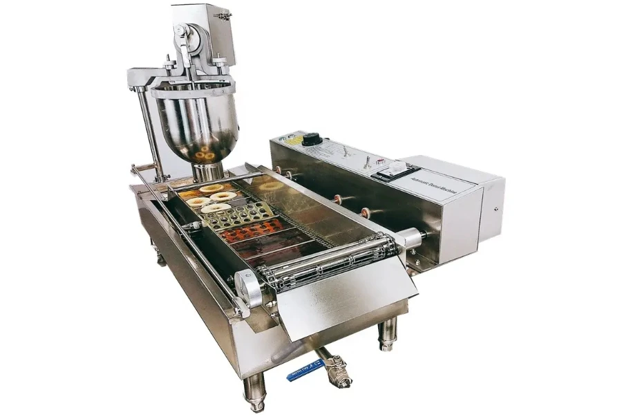 Manual donut making and frying machine