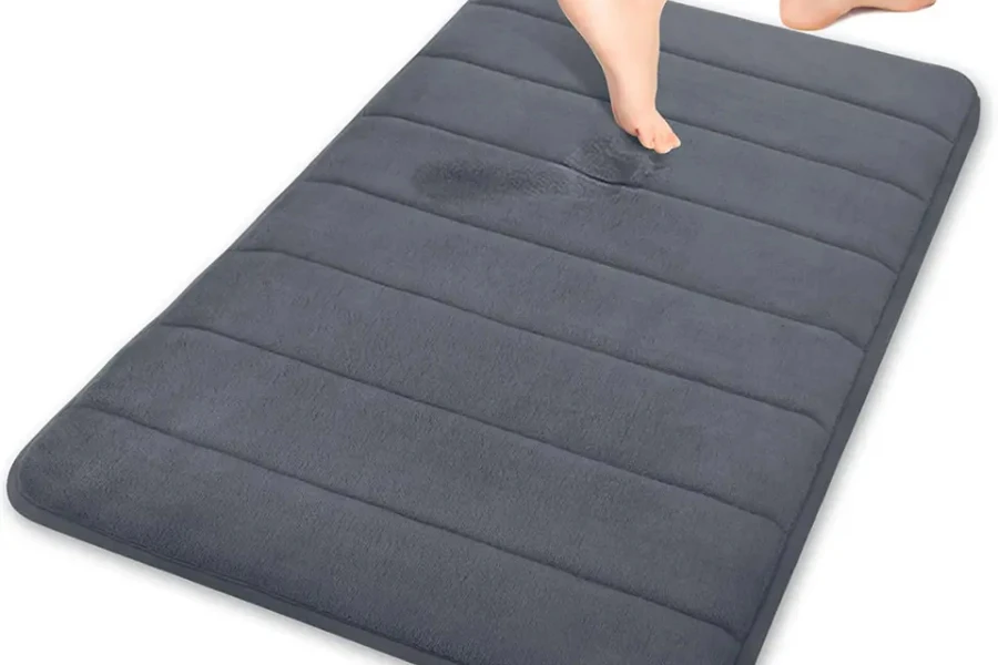 Memory foam bath mat