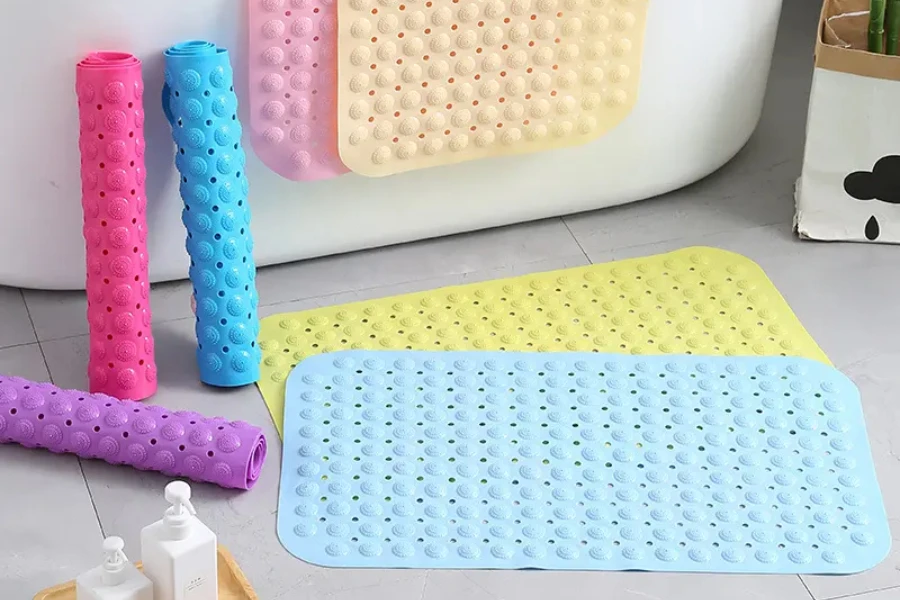 Non-slip bath mat