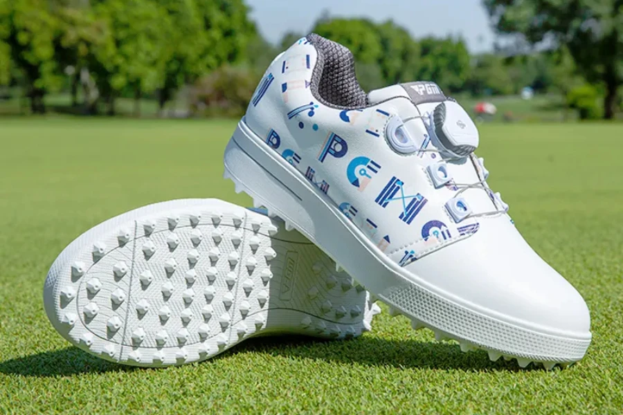 Unisex waterproof golf shoes