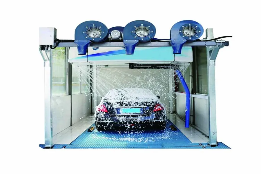 A high-pressure water car cleaning machine