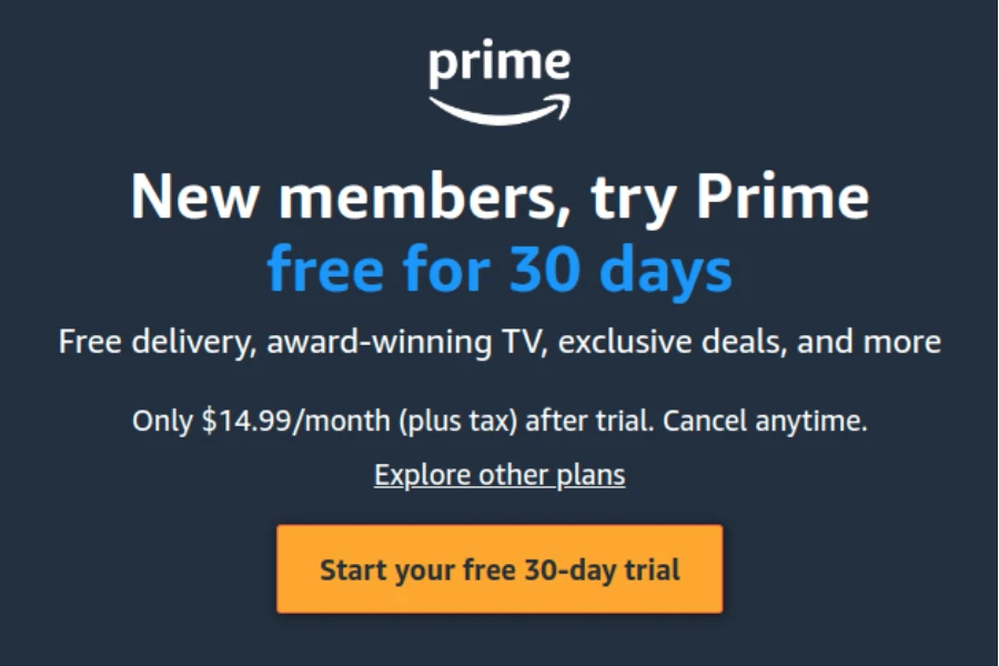 Amazon prime program