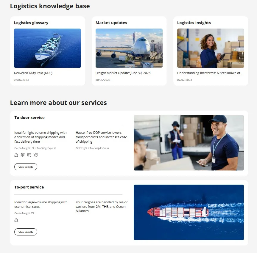 Discover logistics industry trends and insights with articles and glossaries