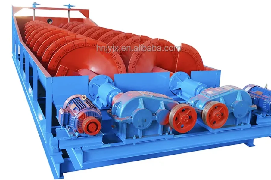 Gold spiral wheel washing mining machines