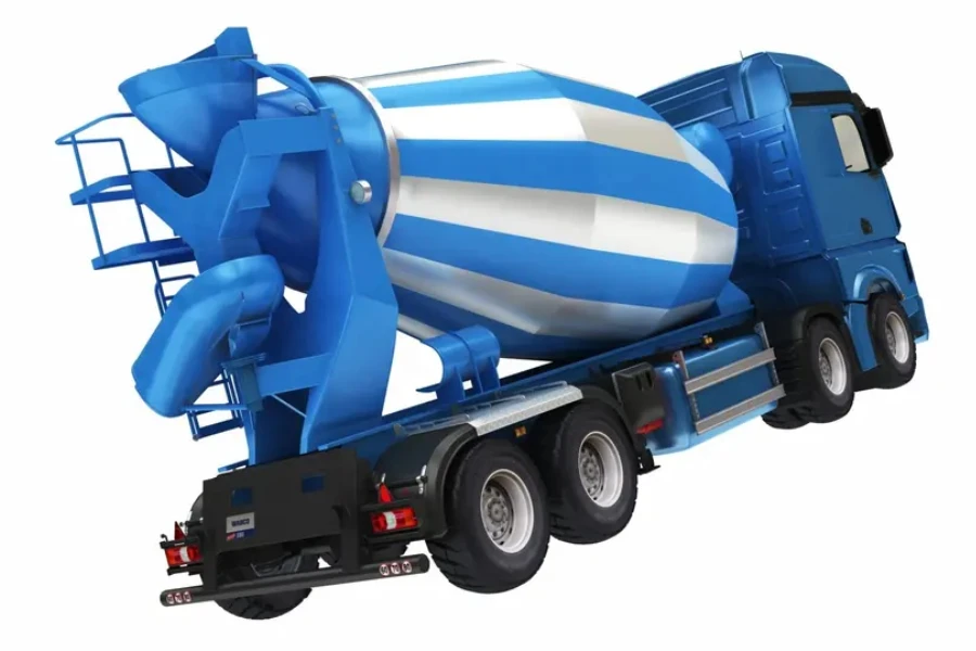 High-efficiency 6-cubic-meter concrete mixer truck
