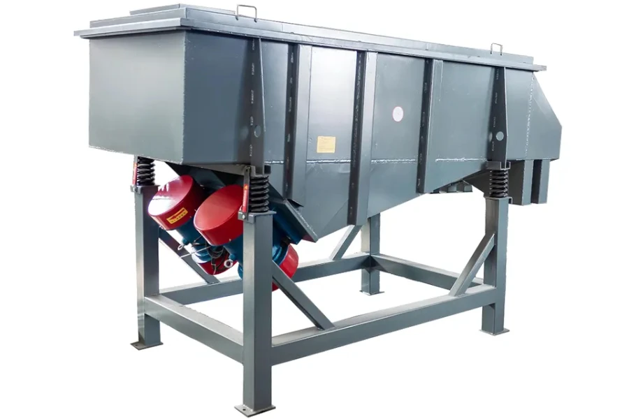 High efficiency vibrating powder sieving machine