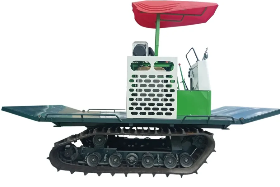 High productivity rice harvester machine