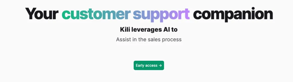 Kili AI tool