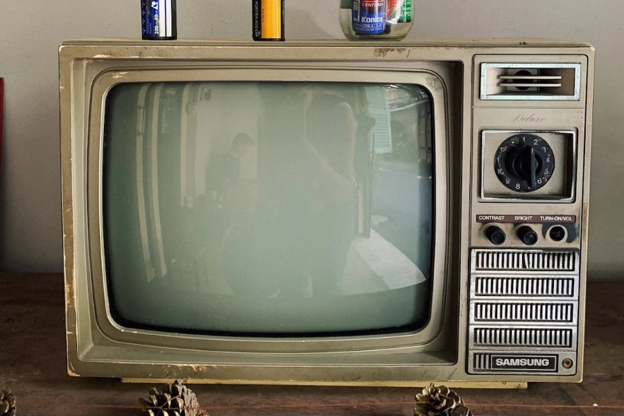 Photo of an old TV