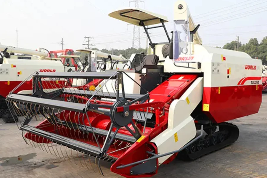 Rice combine harvester