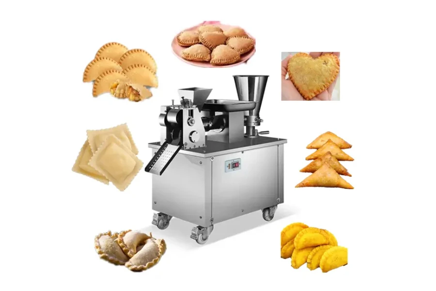 Semi-automatic imitation manual dumpling machine